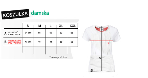 Damska Koszulka Husaria v 2.0 - czarna Damska Koszulka Husaria v 2.0 - czarna